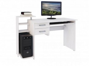 Компьютерный стол №12 (Анкор белый) в Миассе - miass.ok-mebel.com | фото