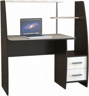 Компьютерный стол КЛ №6.2 левый (Венге/Дуб молочный) в Миассе - miass.ok-mebel.com | фото 1