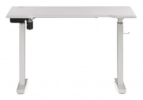 Компьютерный стол Маркос с механизмом подъема 120х75х75 белый / шагрень белая в Миассе - miass.ok-mebel.com | фото 2