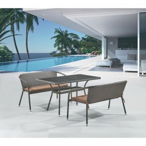 Комплект мебели из иск. ротанга T286A/S139A-W53 Brown в Миассе - miass.ok-mebel.com | фото 1
