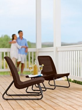 Комплект мебель Рио Патио (Rio Patio set) виски-коричневый в Миассе - miass.ok-mebel.com | фото 3