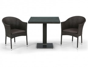 Комплект плетеной мебели T605SWT/Y350B-W53 Brown в Миассе - miass.ok-mebel.com | фото