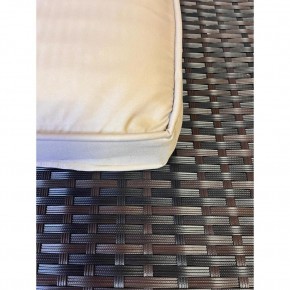 Комплект плетеной мебели  YR822Br Brown-Beige (подушка бежевая) в Миассе - miass.ok-mebel.com | фото 2