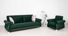 Комплект Роуз ТД 411 диван-кровать + кресло + комплект подушек в Миассе - miass.ok-mebel.com | фото