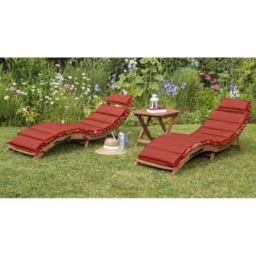 Комплект шезлонги и столик AFM-803A-T133 Beige-Terracotta (2+1) в Миассе - miass.ok-mebel.com | фото