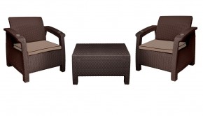 Комплект уличной мебели Yalta Premium Terrace Set (Ялта) шоколадый (+подушки под спину) в Миассе - miass.ok-mebel.com | фото 8