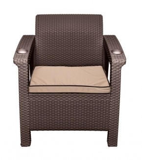 Комплект уличной мебели Yalta Premium Terrace Triple Set (Ялта) шоколадный (+подушки под спину) в Миассе - miass.ok-mebel.com | фото 8