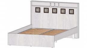 КОСТА-РИКА Кровать 1400 с основанием (анкор светлый) в Миассе - miass.ok-mebel.com | фото