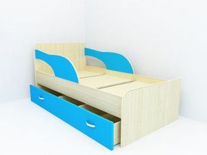 Кровать Кроха-2 (Максимка) с ящиком в Миассе - miass.ok-mebel.com | фото 8