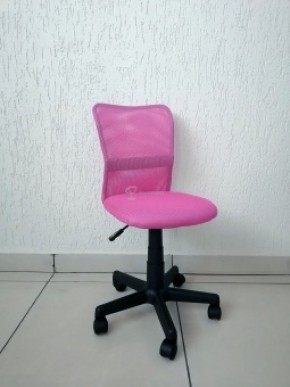 Кресло Barneo K-401 детское (розовая ткань/сетка) в Миассе - miass.ok-mebel.com | фото