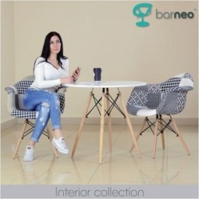Кресло Barneo N-14 Patchwork черно-белый в Миассе - miass.ok-mebel.com | фото 3