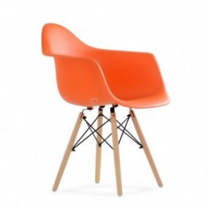 Кресло Barneo N-14 WoodMold оранжевый в Миассе - miass.ok-mebel.com | фото