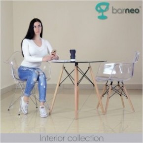 Кресло Barneo N-14 WoodMold прозрачный в Миассе - miass.ok-mebel.com | фото 2