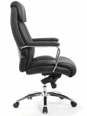 Кресло BRABIX PREMIUM "Phaeton EX-502" (кожа с компаньоном, хром, черное) 530882 в Миассе - miass.ok-mebel.com | фото 3