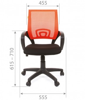 Кресло для оператора CHAIRMAN 696 black (ткань TW-11/сетка TW-01) в Миассе - miass.ok-mebel.com | фото 4