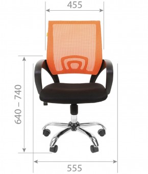 Кресло для оператора CHAIRMAN 696 хром (ткань TW-11/сетка TW-04) в Миассе - miass.ok-mebel.com | фото 6