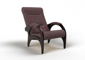 Кресло для отдыха Римини 19-Т-КМ (ткань/венге) КОФЕ С МОЛОКОМ в Миассе - miass.ok-mebel.com | фото