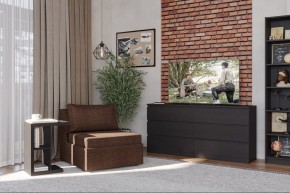 Кресло для отдыха Йоки коричневое, ткань рогожка в Миассе - miass.ok-mebel.com | фото 4