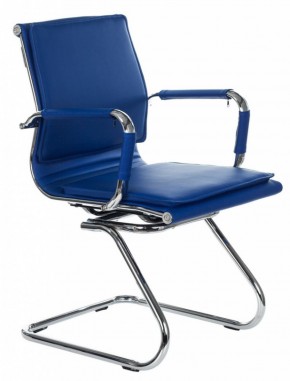 Кресло для посетителя Бюрократ CH-993-Low-V/blue синий в Миассе - miass.ok-mebel.com | фото
