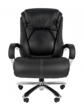 Кресло для руководителя CHAIRMAN 402 (Кожа) Черное в Миассе - miass.ok-mebel.com | фото