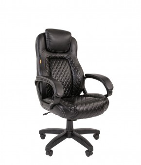 Кресло для руководителя  CHAIRMAN 432 (Экокожа черная) в Миассе - miass.ok-mebel.com | фото 1