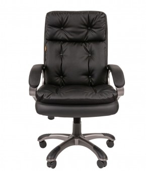 Кресло для руководителя  CHAIRMAN 442 (экокожа черная) в Миассе - miass.ok-mebel.com | фото