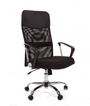 Кресло для руководителя CHAIRMAN 610 N (15-21 черный/сетка черный) в Миассе - miass.ok-mebel.com | фото