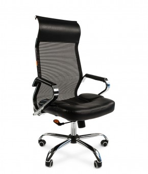 Кресло для руководителя CHAIRMAN 700 (Сетка) Черное в Миассе - miass.ok-mebel.com | фото