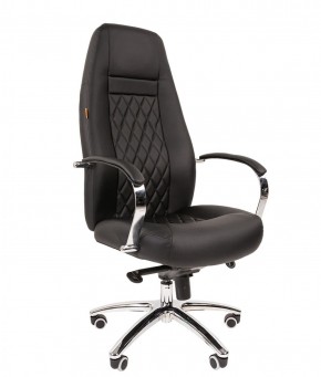 Кресло для руководителя CHAIRMAN 950 (Экокожа) Черное в Миассе - miass.ok-mebel.com | фото 1