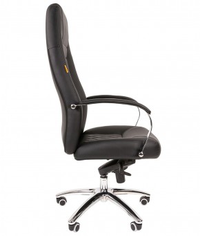 Кресло для руководителя CHAIRMAN 950 (Экокожа) Черное в Миассе - miass.ok-mebel.com | фото 3