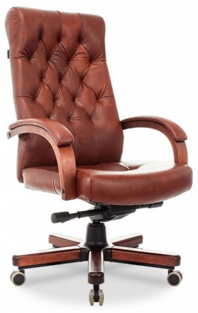 Кресло для руководителя T-9928WALNUT/CHOK в Миассе - miass.ok-mebel.com | фото