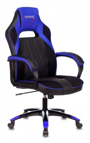 Кресло игровое Бюрократ VIKING 2 AERO BLUE черный/синий в Миассе - miass.ok-mebel.com | фото