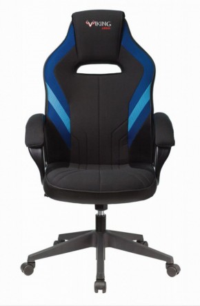 Кресло игровое Бюрократ VIKING 3 AERO BLUE черный/синий в Миассе - miass.ok-mebel.com | фото 2
