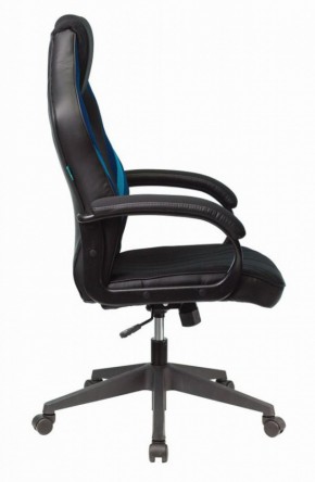 Кресло игровое Бюрократ VIKING 3 AERO BLUE черный/синий в Миассе - miass.ok-mebel.com | фото 3