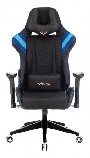 Кресло игровое Бюрократ VIKING 4 AERO BLUE черный/синий в Миассе - miass.ok-mebel.com | фото 3