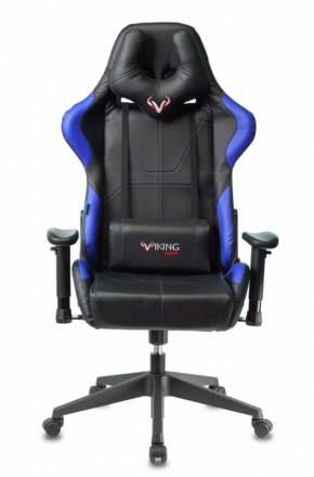 Кресло игровое Бюрократ VIKING 5 AERO BLUE черный/синий в Миассе - miass.ok-mebel.com | фото 3