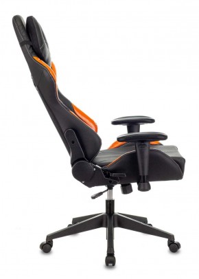 Кресло игровое Бюрократ VIKING 5 AERO ORANGE черный/оранжевый в Миассе - miass.ok-mebel.com | фото 2