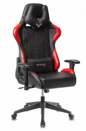 Кресло игровое Бюрократ VIKING 5 AERO RED черный/красный в Миассе - miass.ok-mebel.com | фото
