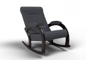 Кресло-качалка Венето 13-Т-ГР (ткань/венге) ГРАФИТ в Миассе - miass.ok-mebel.com | фото
