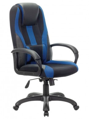 Кресло компьютерное BRABIX PREMIUM "Rapid GM-102" (экокожа/ткань, черное/синее) 532106 в Миассе - miass.ok-mebel.com | фото 1