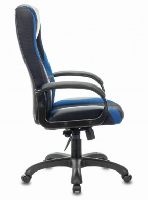 Кресло компьютерное BRABIX PREMIUM "Rapid GM-102" (экокожа/ткань, черное/синее) 532106 в Миассе - miass.ok-mebel.com | фото 3