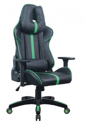 Кресло компьютерное BRABIX "GT Carbon GM-120" (черное/зеленое) 531929 в Миассе - miass.ok-mebel.com | фото