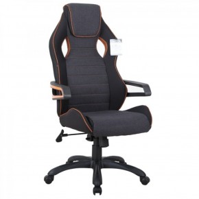 Кресло компьютерное BRABIX Techno Pro GM-003 (ткань черное/серое, вставки оранжевые) 531813 в Миассе - miass.ok-mebel.com | фото