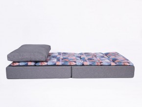 Кресло-кровать бескаркасное Харви (коричневый-квадро беж) в Миассе - miass.ok-mebel.com | фото 3
