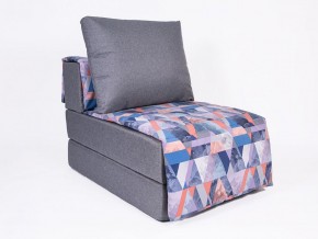 Кресло-кровать бескаркасное Харви (серый-сноу деним) в Миассе - miass.ok-mebel.com | фото