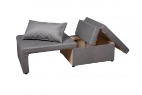 Кресло-кровать Милена (серый) Велюр в Миассе - miass.ok-mebel.com | фото 3