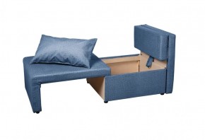 Кресло-кровать Милена (синий) Велюр в Миассе - miass.ok-mebel.com | фото 2