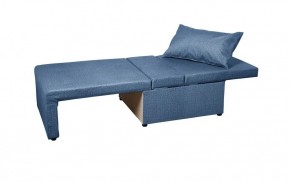 Кресло-кровать Милена (синий) Велюр в Миассе - miass.ok-mebel.com | фото 4
