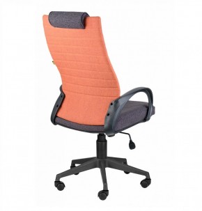 Кресло Квест HOME (Ткань КФ-28/КФ-13) оранжевый-сливовый в Миассе - miass.ok-mebel.com | фото 3