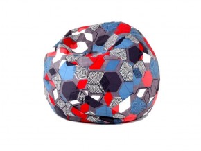 Кресло-мешок Мяч M (Geometry Slate) в Миассе - miass.ok-mebel.com | фото 1